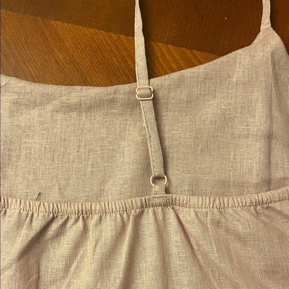 Tamara H. Linen Camisole Top - LARGE Dusty Rose - Picture 9 of 9